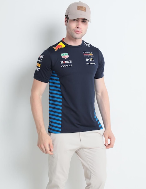 Playera Formula 1 cuello redondo para hombre