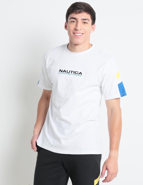 Playera Nautica Competition cuello redondo para hombre