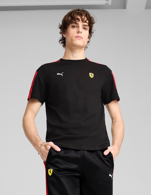 Playera Puma Motorsport ferrari race mt7 cuello redondo para hombre