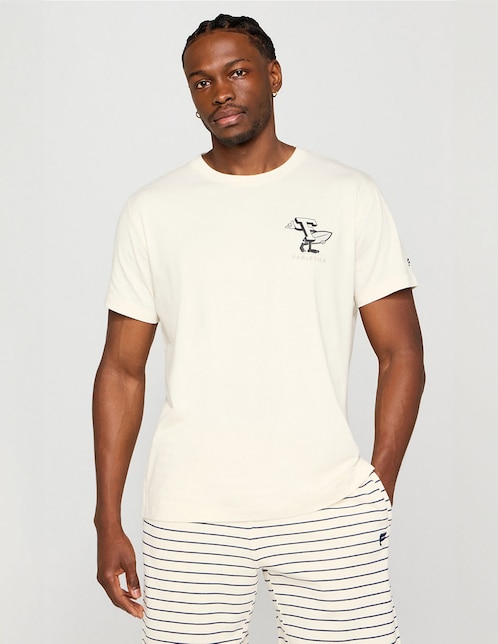 Playera cuello redondo para hombre 1