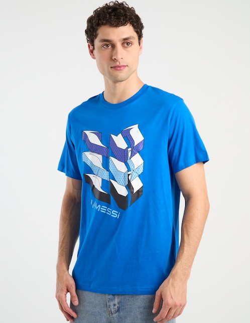 Playera cuello redondo para hombre 1