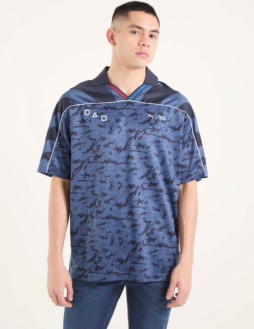 Playera Puma squid game cuello polo para hombre