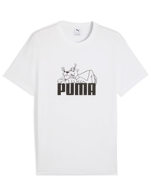 Playera Puma graphic super puma tee cuello redondo para hombre