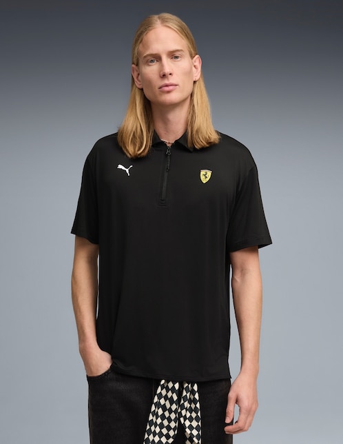 Playera tipo polo Puma Motorsport Ferrari Cloudspun para hombre