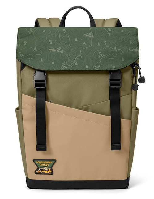 Mochila con portalaptop Tomtoc impermeable unisex