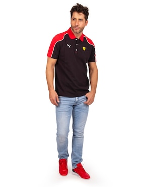 Playera tipo polo Puma Motorsport Ferrari Race para hombre