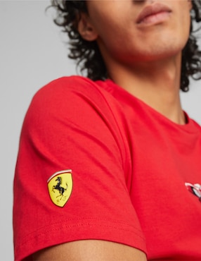 Playera Puma Motorsport Ferrari race cuello redondo para hombre