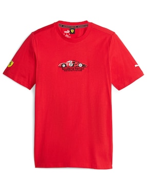 Playera Puma Motorsport Ferrari race cuello redondo para hombre