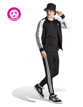 Pants straight Adidas Originals con elástico para hombre