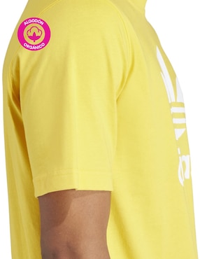 Playera ADIDAS Originals Trefoil cuello redondo para hombre