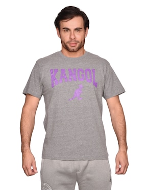 Playera Kangol Cuello Redondo Para Hombre