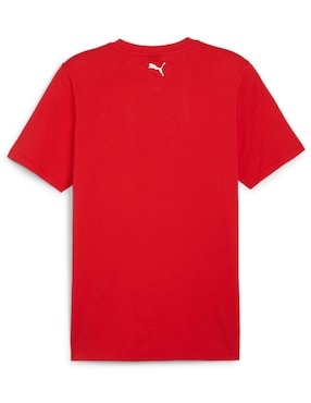 Playera Puma Motorsport ferrari race big shield t coloured cuello redondo para hombre