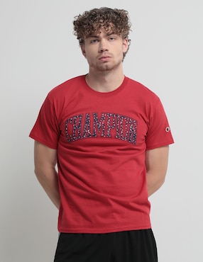 Playera Champion Cuello Redondo Para Hombre