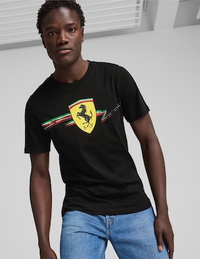 Playera Puma Motorsport Ferrari Race Cuello Redondo Para Hombre