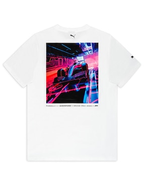 Playera Puma f1 singapore tee cuello redondo para hombre