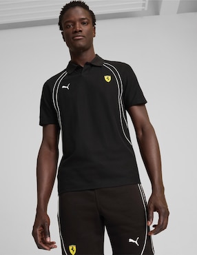 Playera Tipo Polo Puma Motorsport Ferrari Race Polo Para Hombre