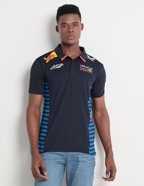 Playera Tipo Polo Formula 1 Replica Para Hombre