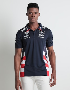 Playera Tipo Polo Formula 1 Oracle Red Bull Racing Para Hombre