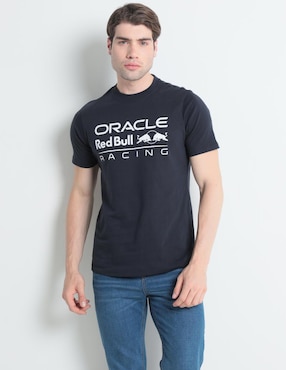 Playera Formula 1 Red Bull Racing Cuello Redondo Para Hombre