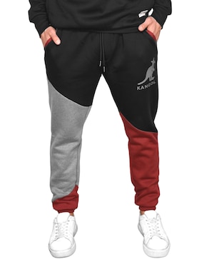 Jogger Regular Kangol K9290 Estampado Logo Con Bolsillos Para Hombre