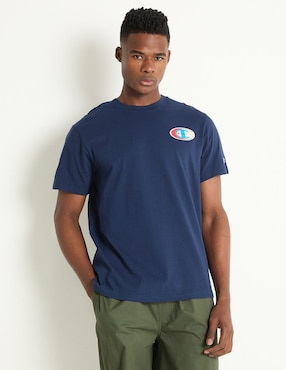 Playera Champion Rochester Short Sleeve Tee Cuello Redondo Para Hombre