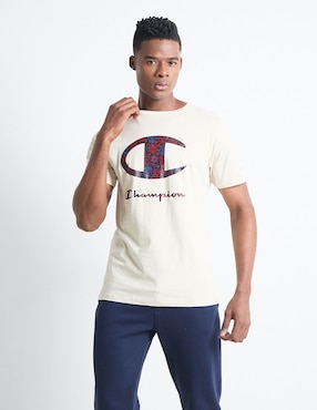 Playera Champion Cuello Redondo Para Hombre