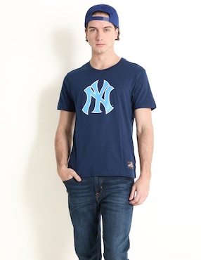 Playera MLB New York Yankees Cuello Redondo Para Hombre