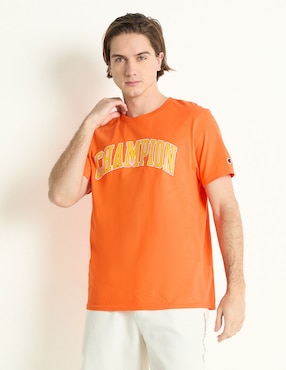 Playera Champion Cuello Redondo Para Hombre