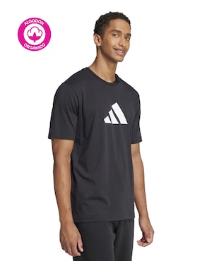 Playera Adidas Sportswear iconos del futuro cuello redondo para hombre