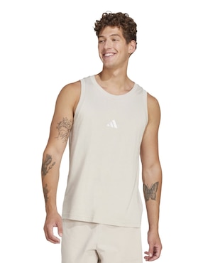 Playera ADIDAS Sportswear Esenciales cuello redondo para hombre