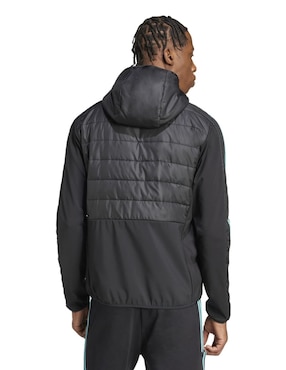 Chamarra casual ADIDAS Motorsport de algodón con capucha para hombre
