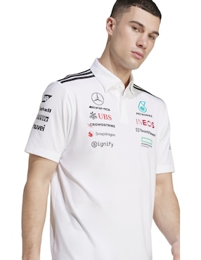 Playera tipo polo ADIDAS Motorsport DC Brackley para hombre