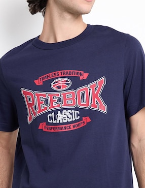 Playera Reebok cuello redondo para hombre