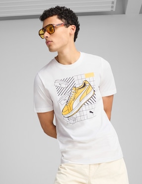Playera Puma Graphics Sneaker Tee cuello redondo para hombre