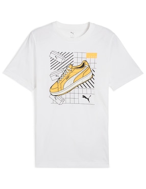 Playera Puma Graphics Sneaker Tee cuello redondo para hombre