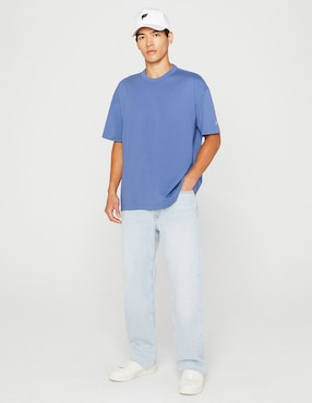 Playera cuello redondo para hombre