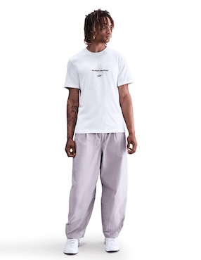 Playera NIKE M NSW TEE HO25 SSNL CLUB HV0125-100 cuello redondo para hombre
