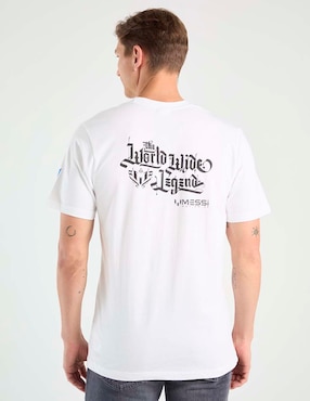 Playera Messi The World Wide Legend cuello redondo para hombre