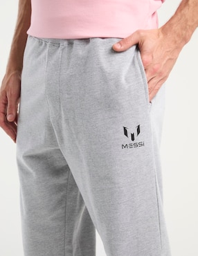 Pants straight Messi con jareta para hombre