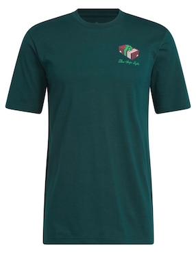 Playera Adidas Sportswear  3-Stripe Lights Giftbox cuello redondo para hombre