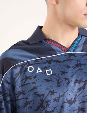 Playera Puma squid game cuello polo para hombre