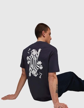 Playera Puma Graphic Card Play Relaxed Tee cuello redondo para hombre