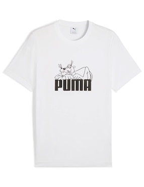 Playera Puma graphic super puma tee cuello redondo para hombre