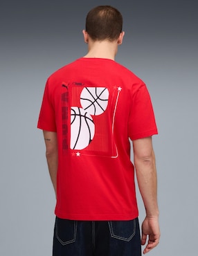Playera Puma graphic relaxed tee cuello redondo para hombre