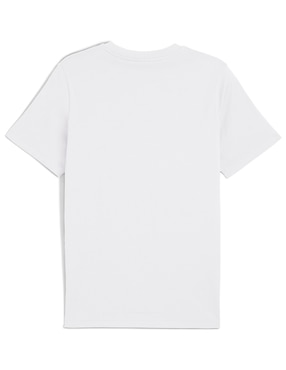Playera Puma ess logo lab holiday tee cuello redondo para hombre