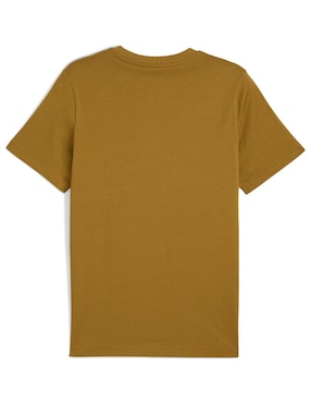 Playera Puma ess logo lab holiday tee cuello redondo para hombre