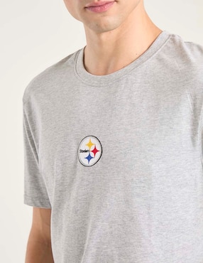 Playera Nfl pittsburgh steelers cuello redondo para hombre