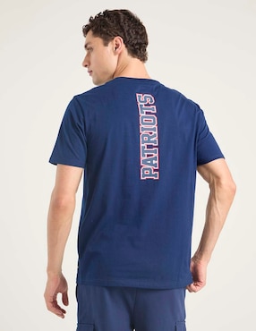 Playera NFL NFL New England Patriots cuello redondo para hombre