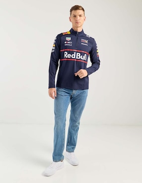 Suéter Formula 1 cuello con cierre para hombre