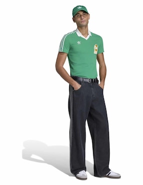 Playera Fifa World Cup Selección Nacional de México 1986 cuello V para hombre